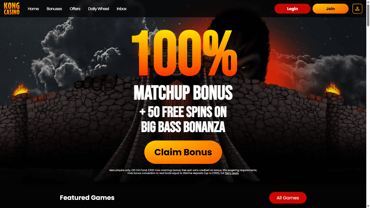 Kong Casino Desktop screenshot